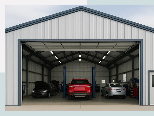 Ангары из сэндвич панелей от 616 руб. в Азнакаево