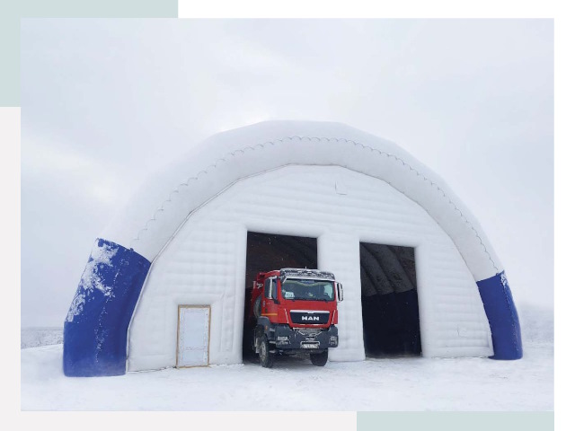 Мобильные ангары в Азнакаево