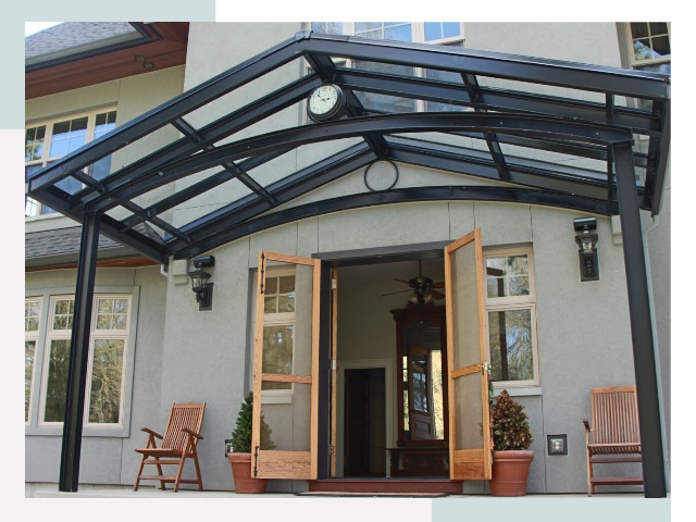 Козырьки металлические в Азнакаево