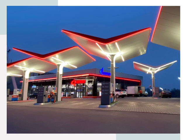 Навесы для АЗС в Азнакаево