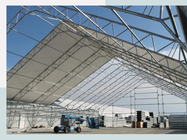 Каркасно-тентовые сооружения от СтальСтрой-Знк по цене 616 руб.