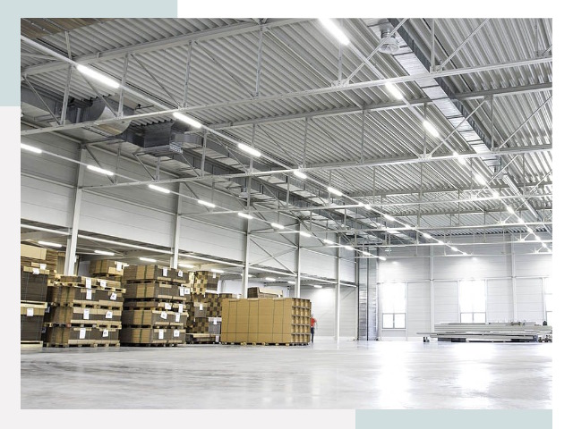 Освещение ангаров в Азнакаево