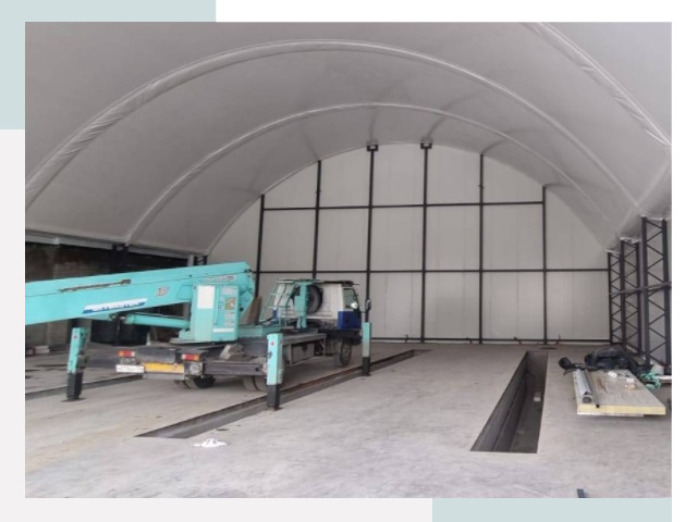 Внутреннее оснащение ангаров в Азнакаево