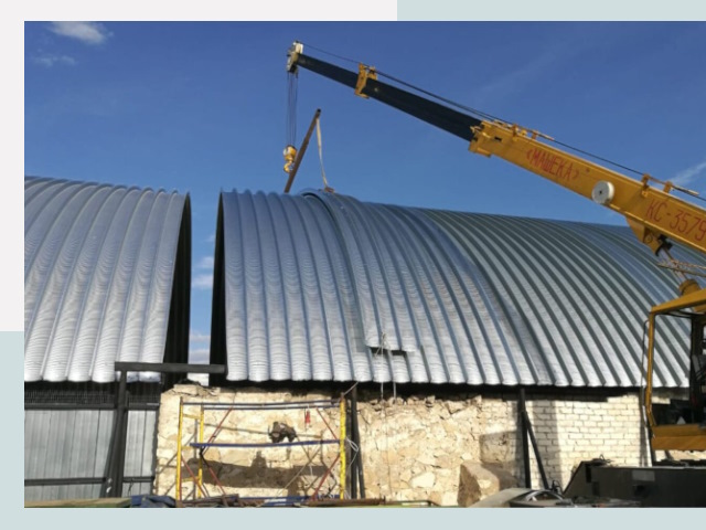 Реконструкция ангаров в Азнакаево от 616 руб.