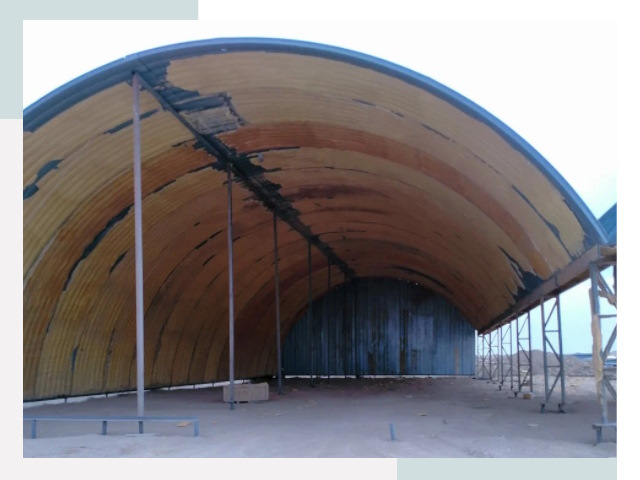 Реконструкция ангаров в Азнакаево