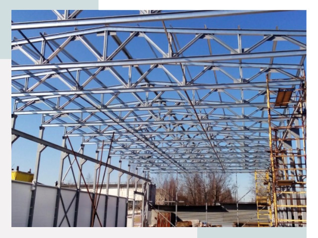 Металлокаркасы для складов в Азнакаево